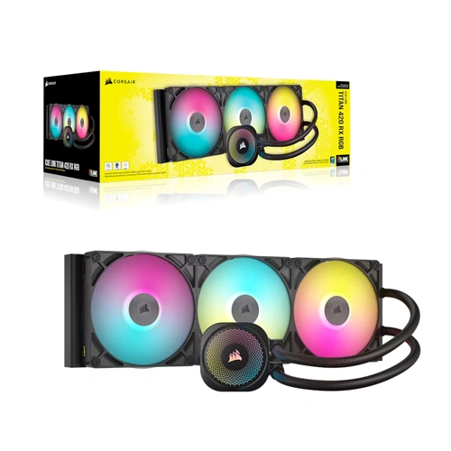 CORSAIR iCUE LINK Titan 420 RX RGB CPU Liquid Cooler